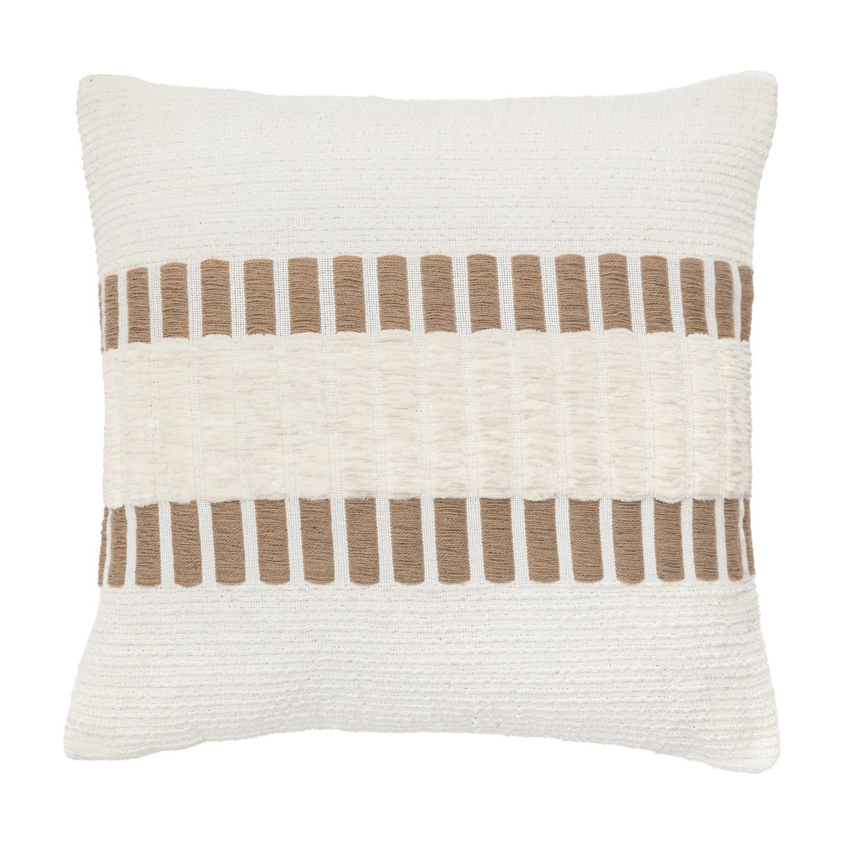 Longshaw Textured Woven Cushion – Natural