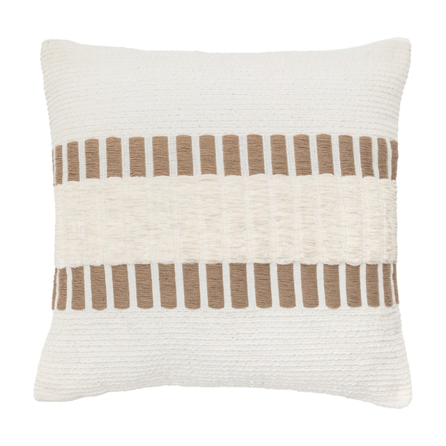 Longshaw Textured Woven Cushion – Natural