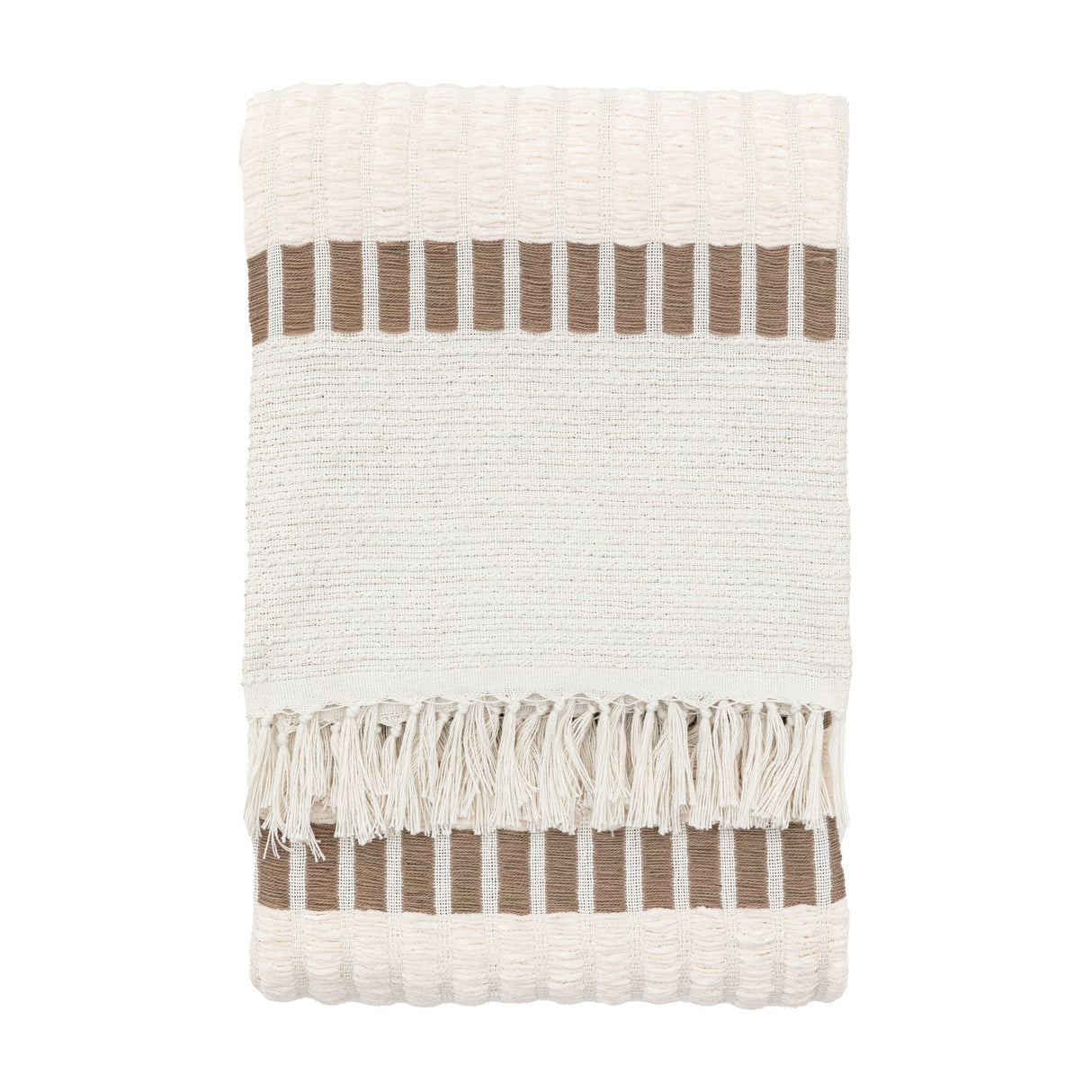 Longshaw Woven Throw – Natural
