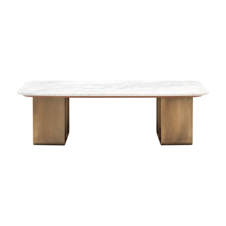 Dorado Marble Coffee Table – White