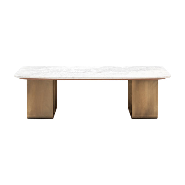 Dorado Marble Coffee Table – White