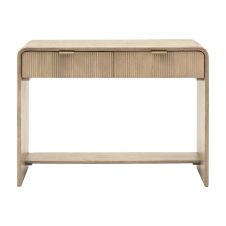 Colonna 2 Drawer Console – Natural