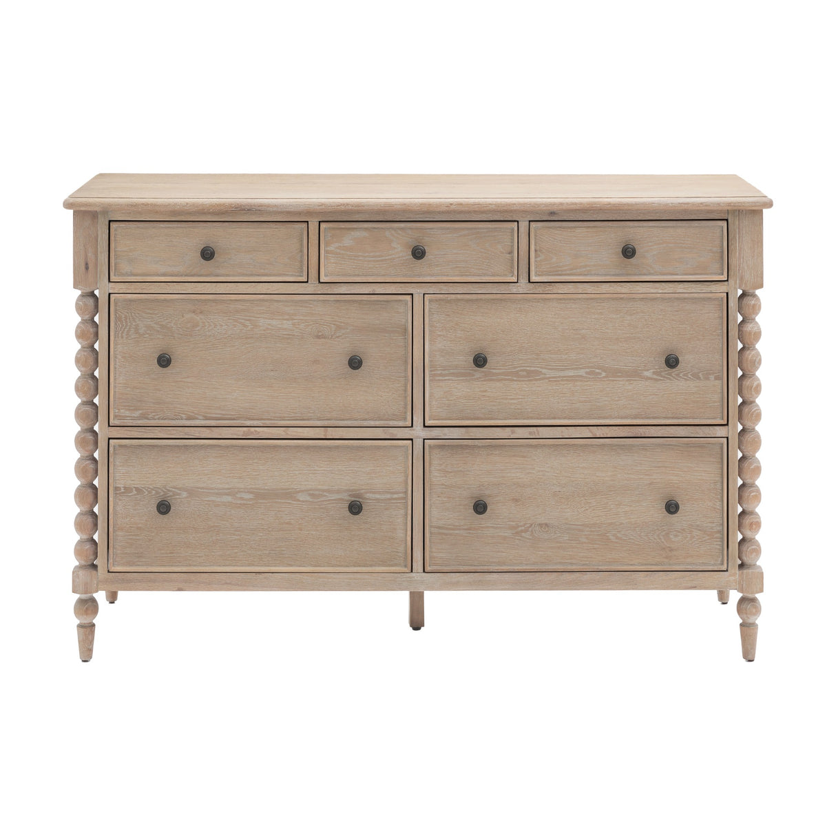 Artisan 7 Drawer Chest – Natural Oak