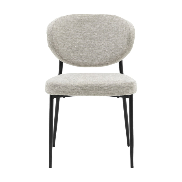Oppo Fabric Dining Chairs Set of 2