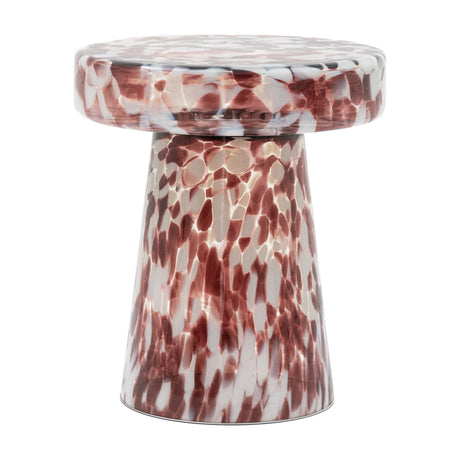 Murano Mouth-Blown Glass Side Table