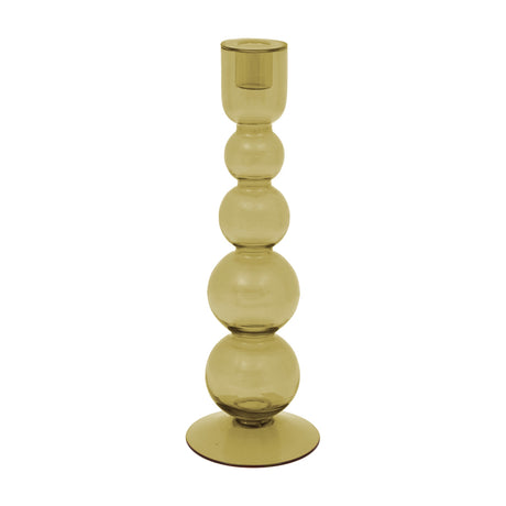 Villena Glass Taper Candlestick