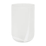 Murcia Handblown Glass Swirl Vase – White