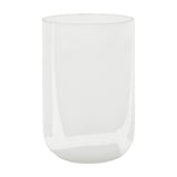 Murcia Handblown Glass Swirl Vase – White