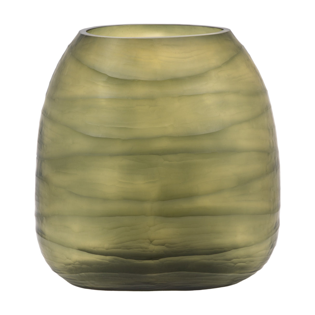 Sintra Handblown Carved Glass Vase