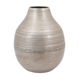 Zahara Hammered Metal Vase