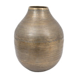 Zahara Hammered Metal Vase