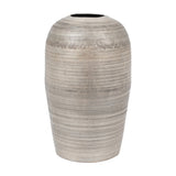 Zahara Hammered Metal Vase