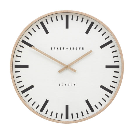 Longstone Wall Clock 50cm – Oak