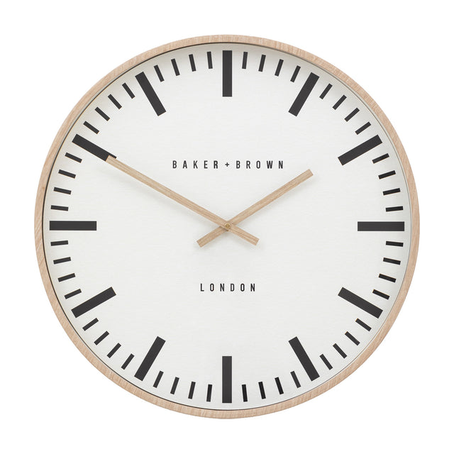 Longstone Wall Clock 50cm – Oak