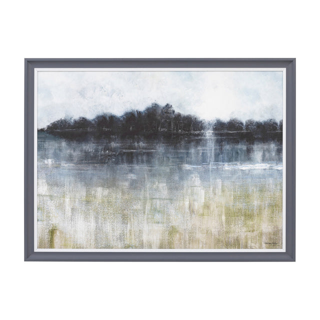 Adrift Framed Art – Blue