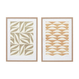 Symphony Framed Abstract Geometric Art Set of 3