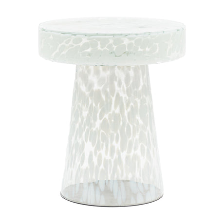 Murano Mouth-Blown Glass Side Table