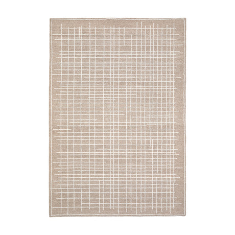 Elmira Tufted Linear Rug – Beige