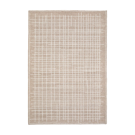 Elmira Tufted Linear Rug – Beige