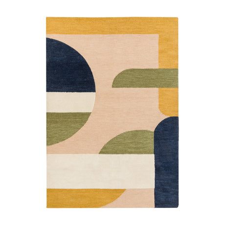 Fulton Geometric Wool Rug – Multi