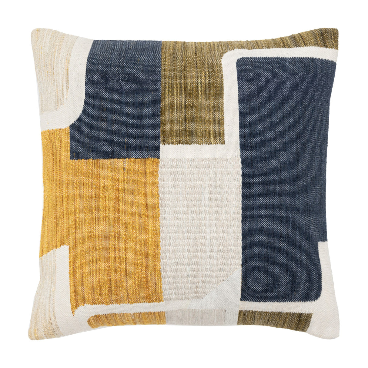 Quinn Jacquard Cushion – Ochre