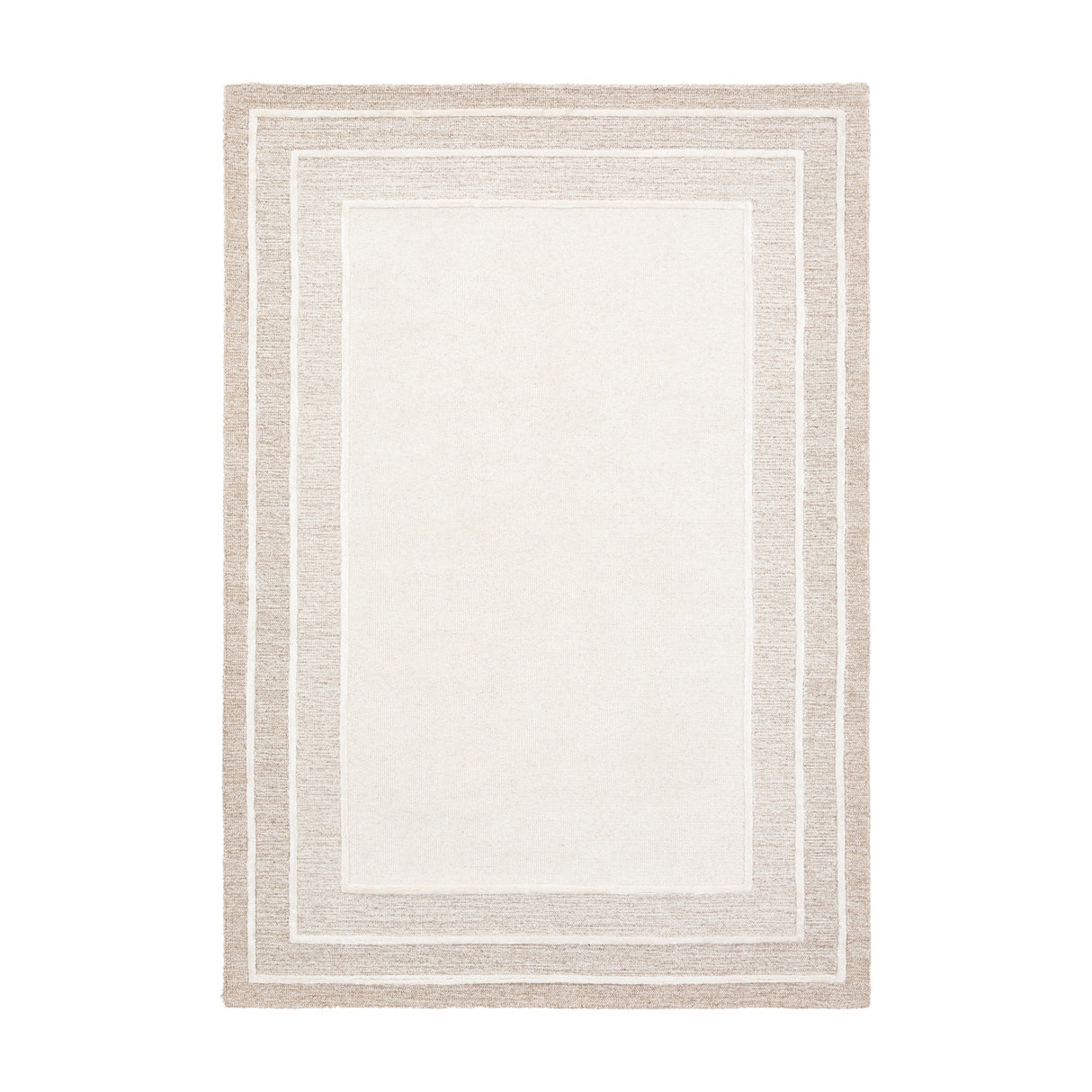 Ithaca Tonal Border Rug 1600 x – Cream
