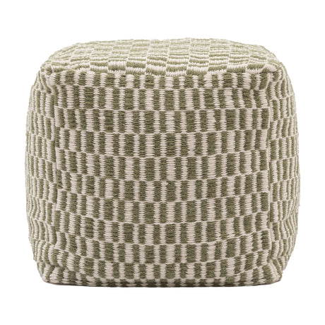 Rauma Handwoven Wool Pouffe