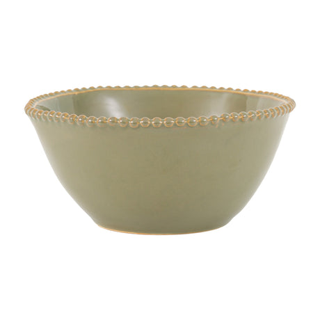 Organic Beaded Serving Bowl Set of 4