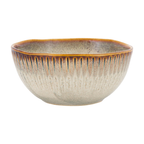 Organic Ridged Bowl