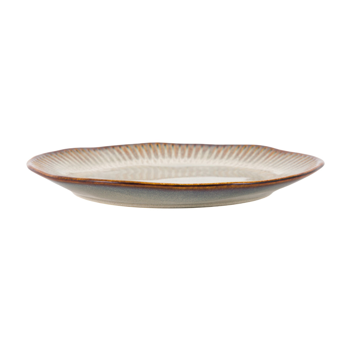 Organic Ridged Dinner Plate Set of 4