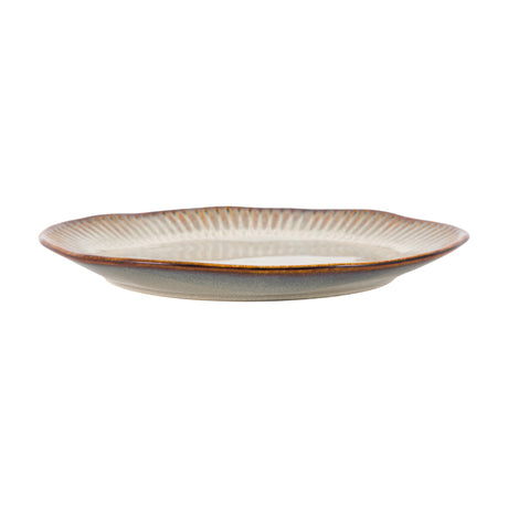 Organic Ridged Dinner Plate Set of 4