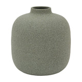 Goa Cast Metal Vase – Olive
