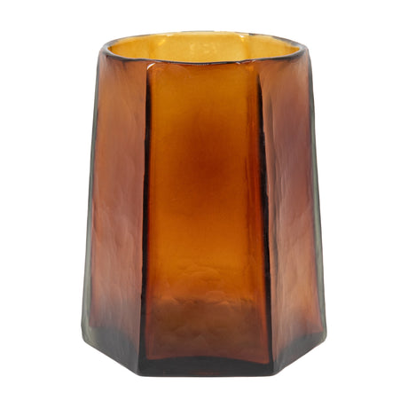 Organic Faceted Hurricane – Amber