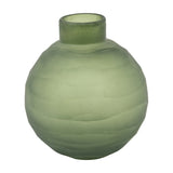 Bevelled Glass Globe Vase