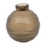 Bevelled Glass Globe Vase