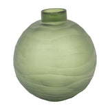 Bevelled Glass Globe Vase