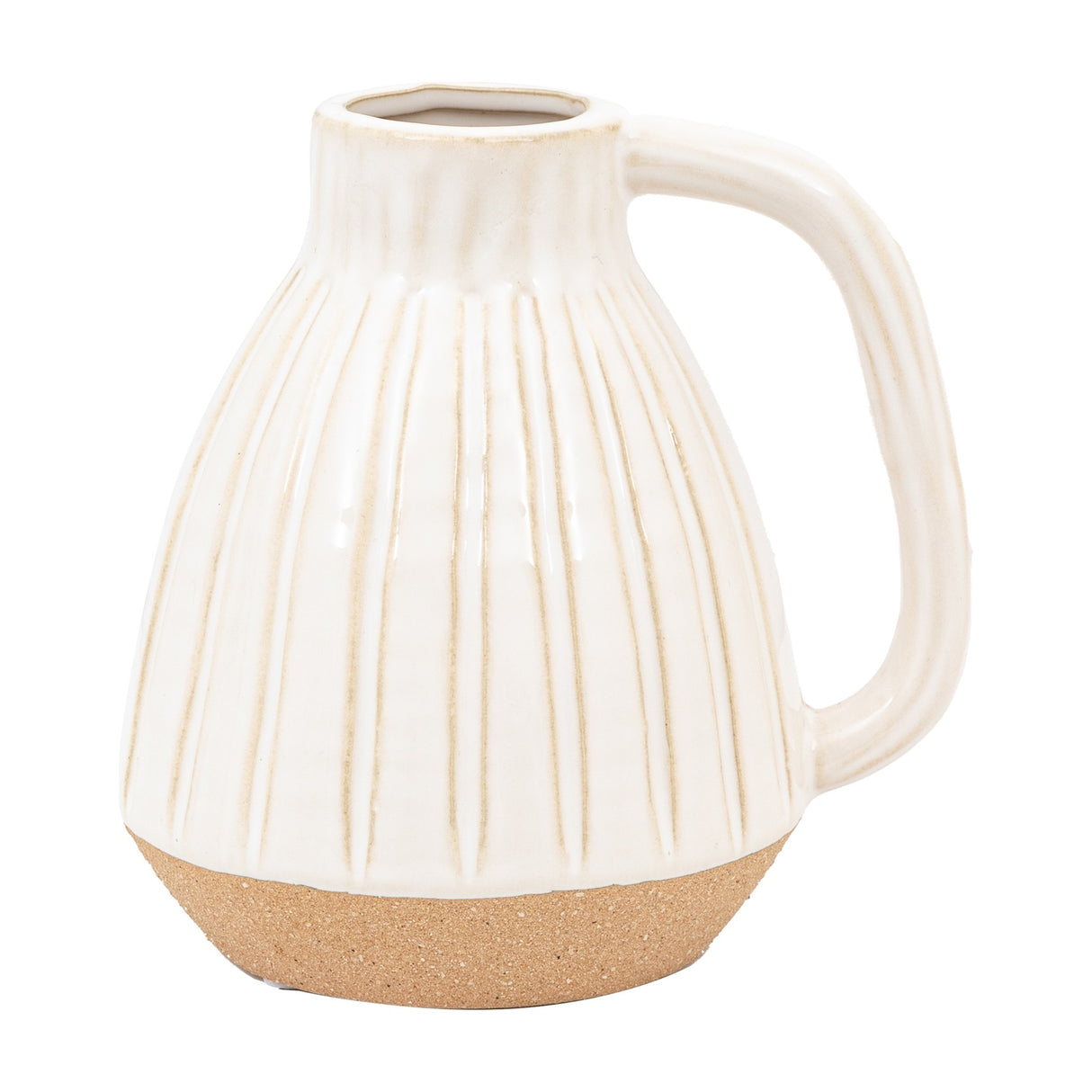 Cromer Ceramic Handled Vase – White
