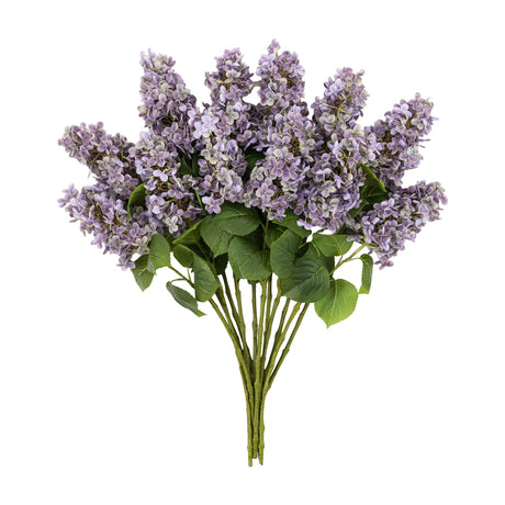 Artificial Cone Hydrangea Floral Stem Set of 12
