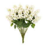 Artificial Cone Hydrangea Floral Stem Set of 12