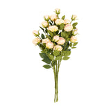 Artificial Vintage Rose Stems Set of 6