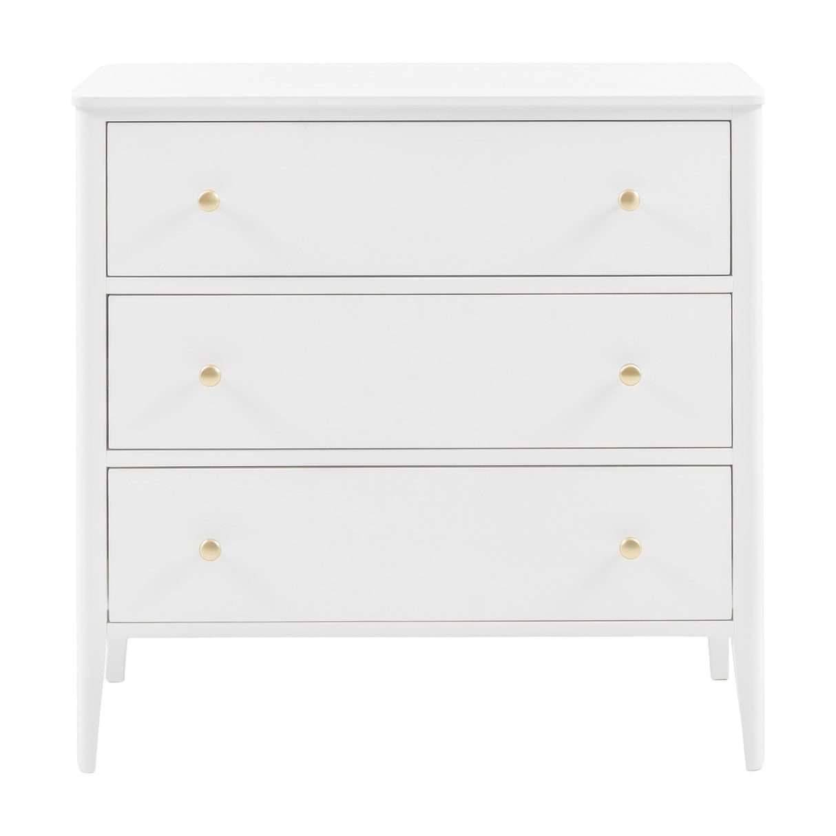 Acton 3 Drawer Chest – White