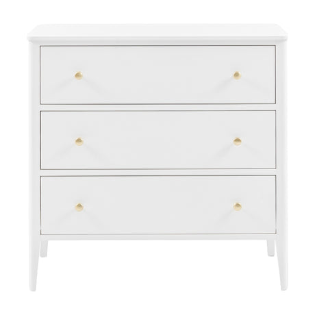Acton 3 Drawer Chest – White