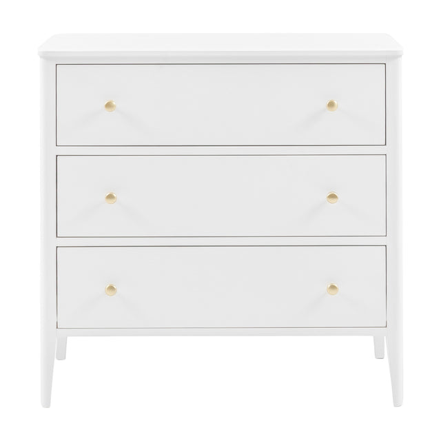 Acton 3 Drawer Chest – White