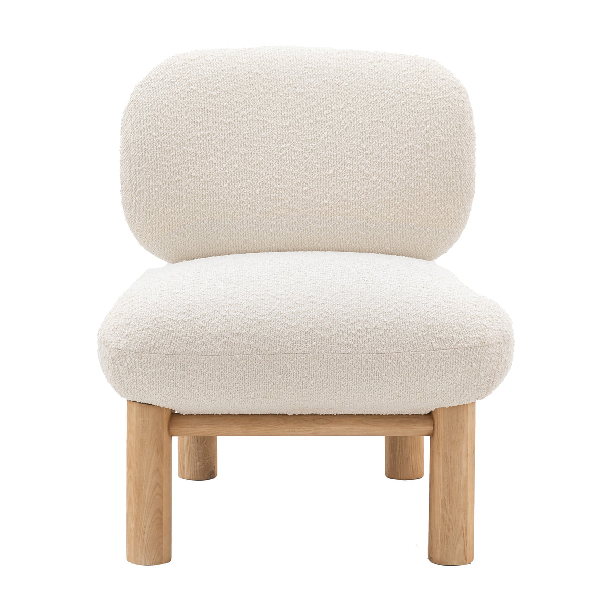 Kubbe Boucle Accent Chair – Vanilla