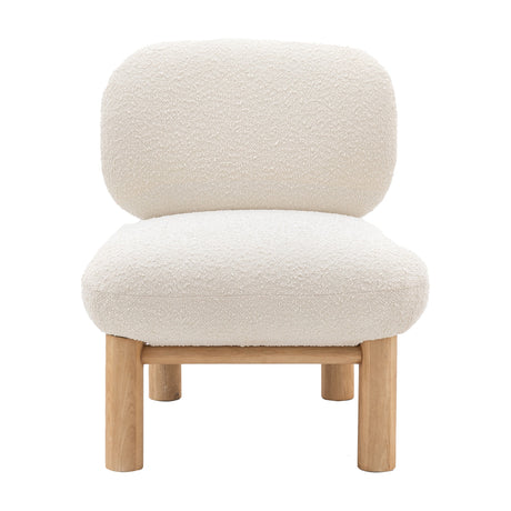 Kubbe Boucle Accent Chair – Vanilla