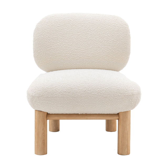 Kubbe Boucle Accent Chair – Vanilla