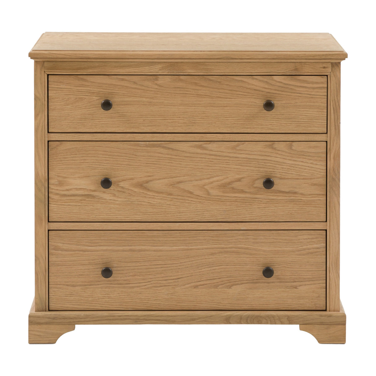 Malvern 3 Drawer Chest – Natural Oak