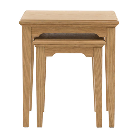 Malvern Nest of 2 Tables – Natural Oak