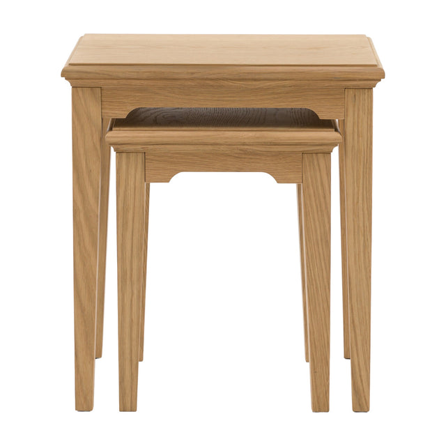 Malvern Nest of 2 Tables – Natural Oak