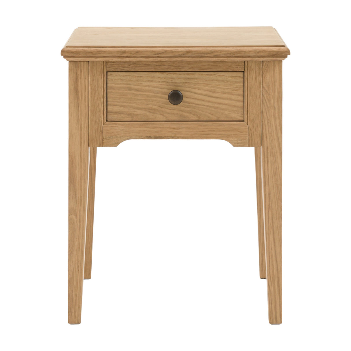 Malvern 1 Drawer Side Table – Natural Oak